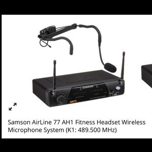 SAMSON wireless headset and receiver